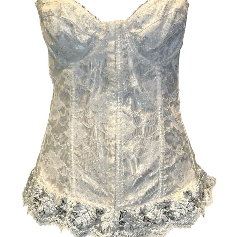 Fredericks of Hollywood White Lace Bustier
